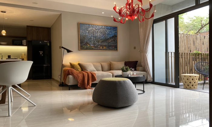 Beautiful Decoration Two Bedroom Luxone Apartment For Rent in Le Van Mien Thao Dien Thu Duc City